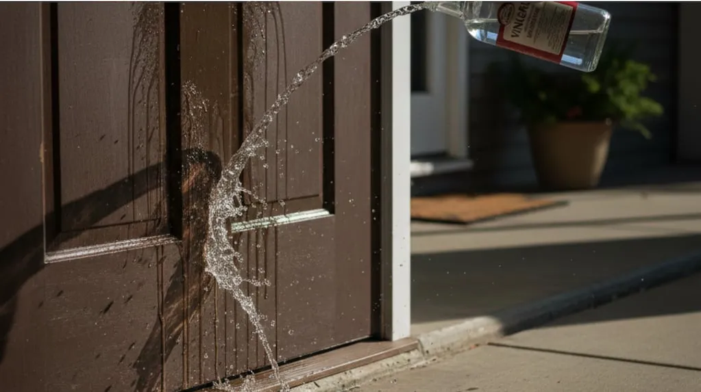 Warum es sich lohnt, weißen Essig an der Eingangstür zu gießen