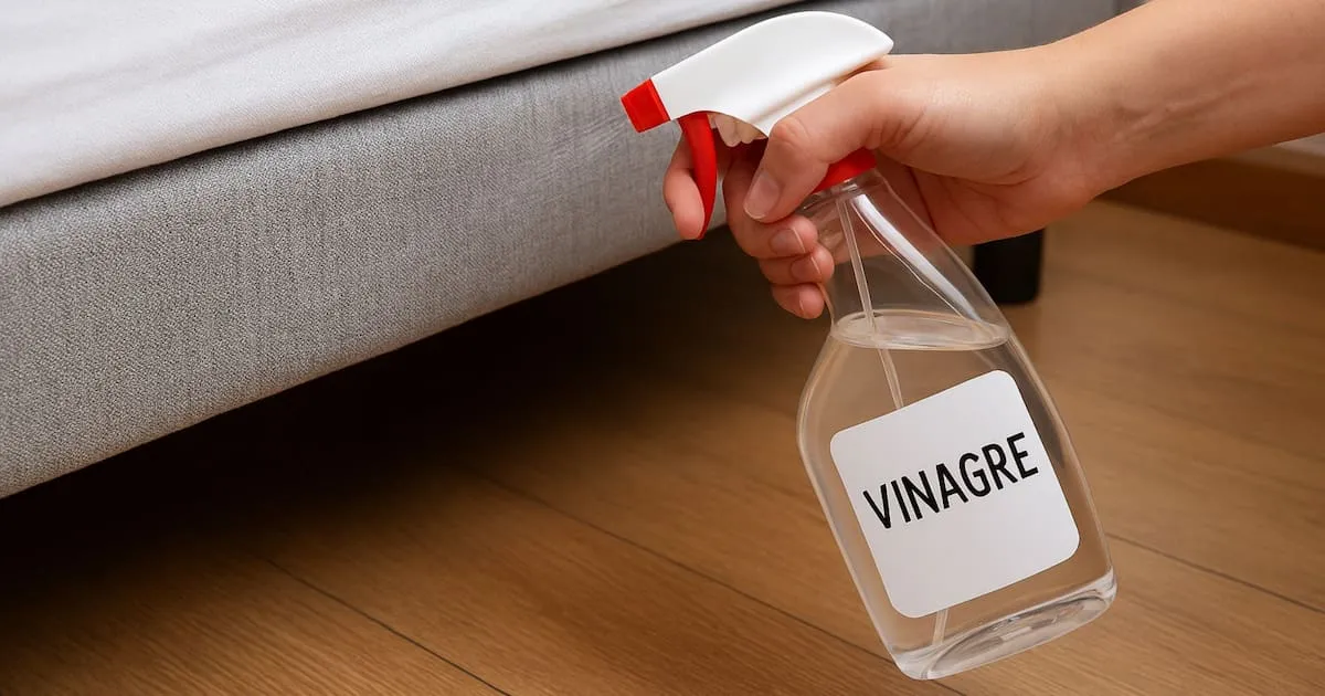 Weißer Essig unter dem Bett: kaum bekannt, aber praktisch